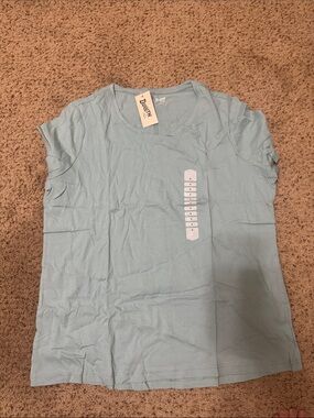 Duluth Trading Co Light Blue Short Sleeve Tee